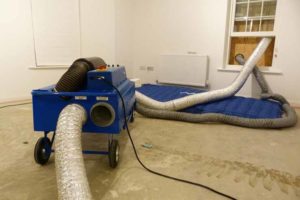 Water damage drying in Manchester